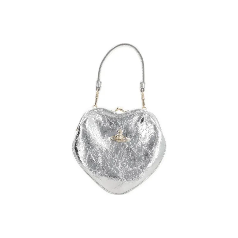 Vivienne Westwood Orb Plaque Metallic Effect Tote Bag-0