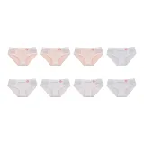 8 Pack-Pink 3+Yellow 3+White Base Pink Waistband 2
