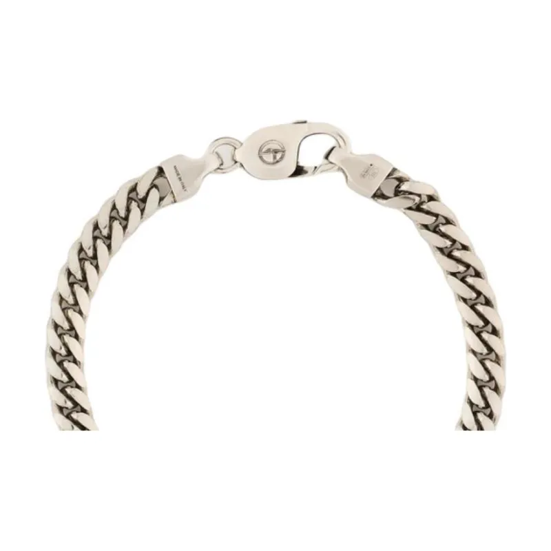 GIORGIO ARMANI 925 Sterling Silver Chain Bracelet-2