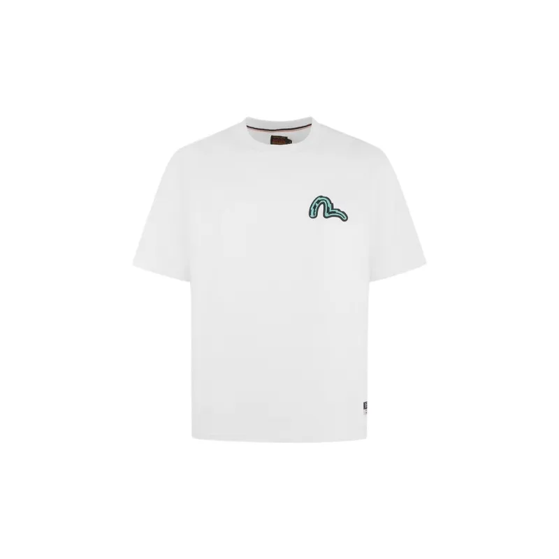 EVISU Seagull And Daruma Totem Printed T shirt-1