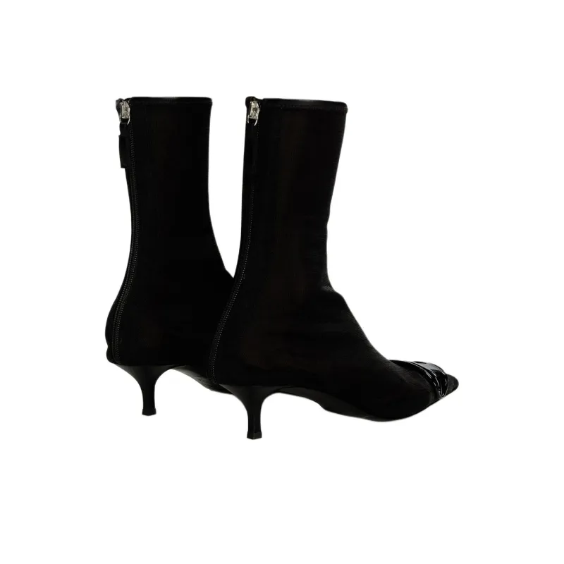 DIESEL D Venus Ankle Boots 4cm Women's Black-4