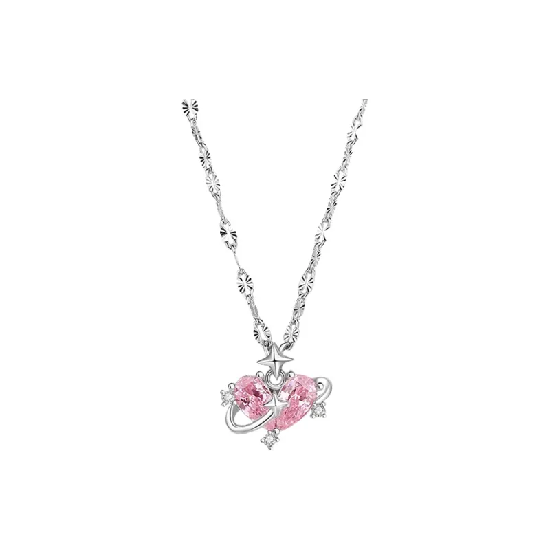 VEODO 925 Sterling Silver Necklaces Women's-0