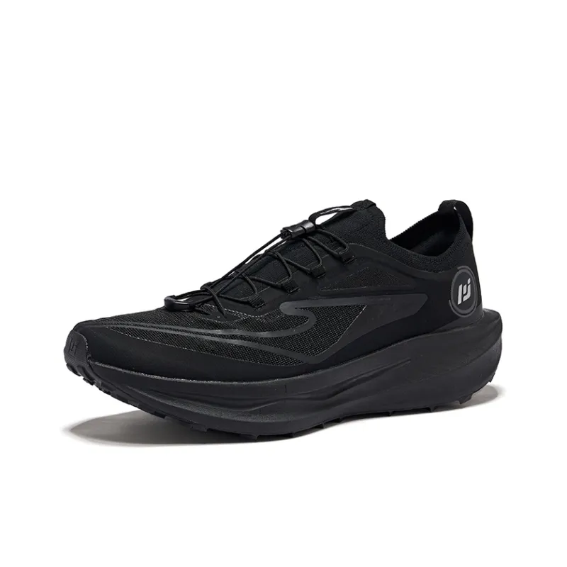 Erke Borderless PRO Running Shoes Men Low Top Jet Black-2