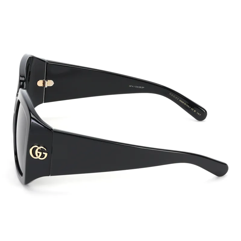 GUCCI Large Frame Acetate Nylon Square Sunglasses-2