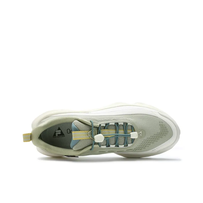 FILA Cushioning Low-Top Outdoor Shoes Men's White Green-2