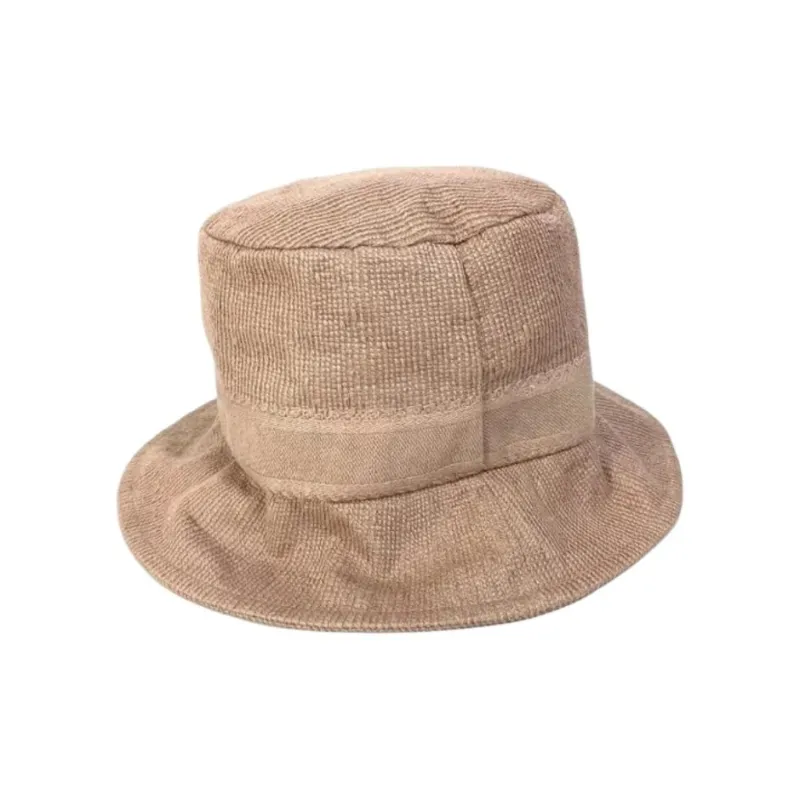 DIOR Cotton Viscose Polyester Bucket Hats Women's Brown-3
