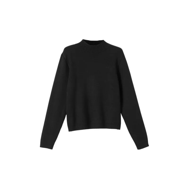 Late White Knitwear Women's Black-1
