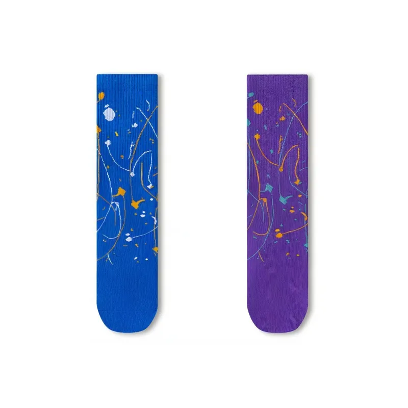 LUOLIAN Knee High Socks Unisex 2 Pack-2
