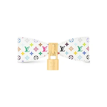 LOUIS VUITTON Lv X Tm Monogram Multicolor Bow Barrette