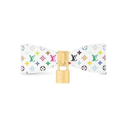 LOUIS VUITTON Lv X Tm Monogram Multicolor Bow Barrette