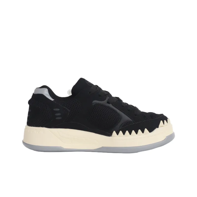 PAIN OR PLEASURE Low Top Kids' Skateboarding Shoes Black Teenagers-1