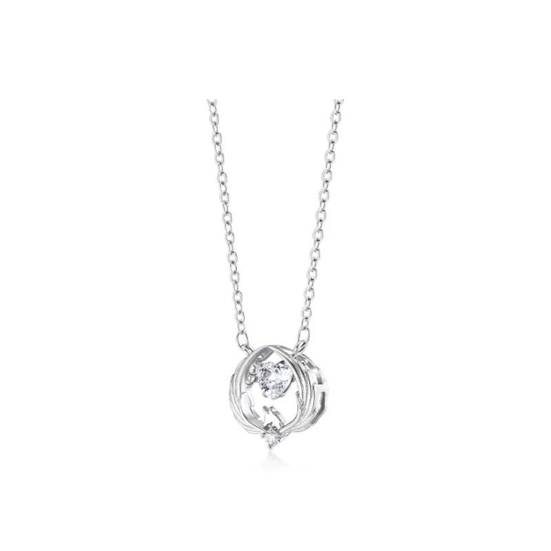 KADER S925 Silver Necklaces Women's Silver White, Goddess Exclusive Box-0