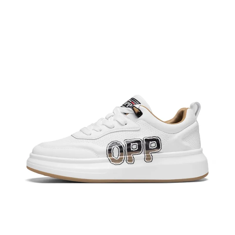 OPP Slip Resistant Cushioning Wear Resistant Low Top Skateboard Shoes Unisex-10