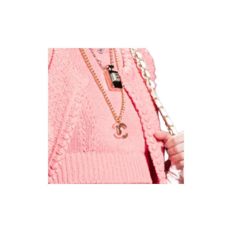 CHANEL SS22 Sweater Women's Pink-4