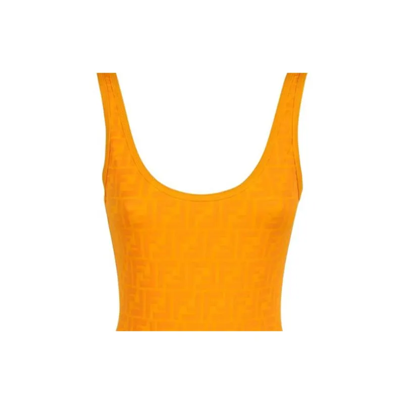 FENDI One-piece Swimsuit Women's Orange-2