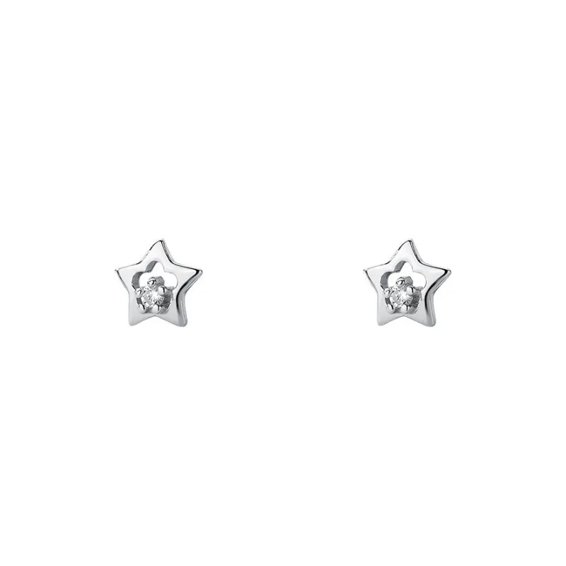 A CONG Studio S999 Fine Silver Stud Earrings Women's-0
