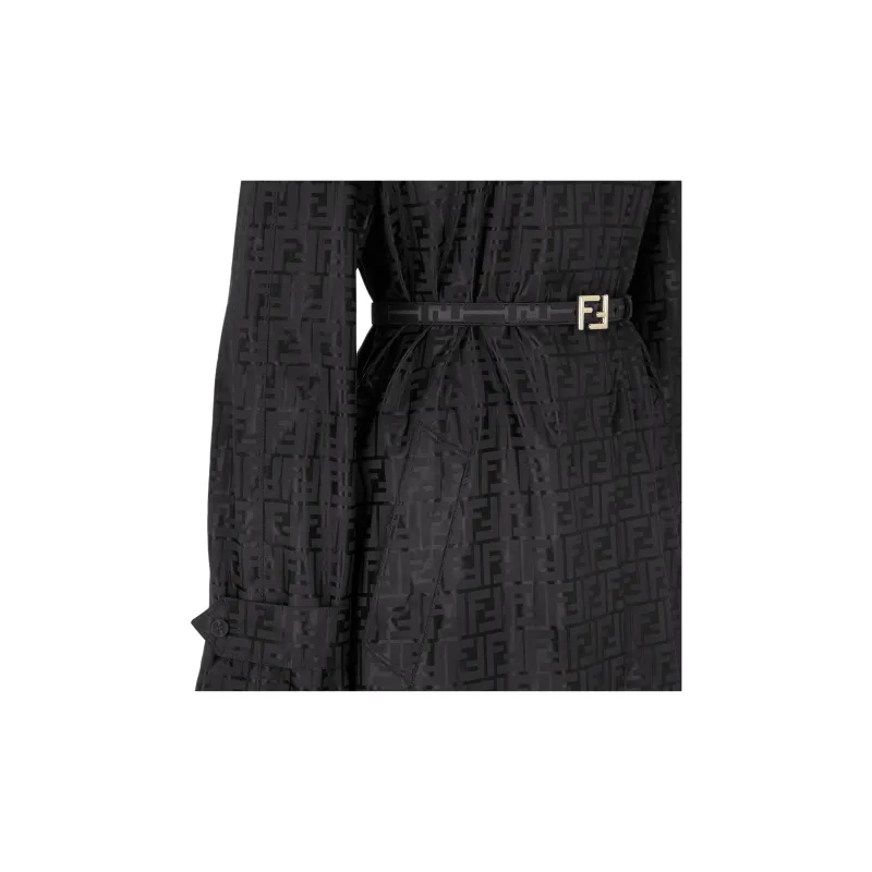 FENDI Ff Jacquard Trench Coat-2