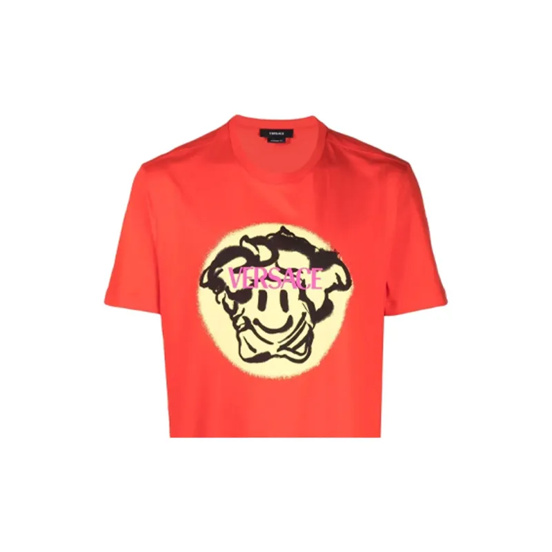 VERSACE Logo T Shirt-4