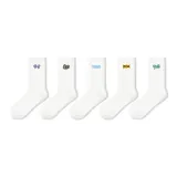 Rock Band-5 Pack[10A Antibacterial, Embroidery Design]