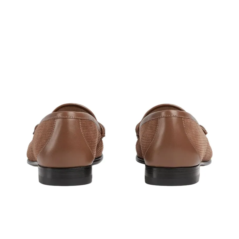 GUCCI Horsebit 1953 Loafers Women's Brown-4