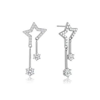 May10th S925 Silver Stud Earrings Women's