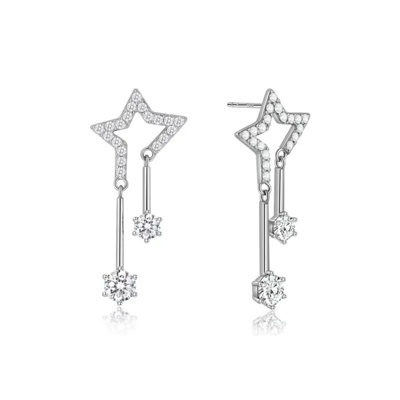 May10th S925 Silver Stud Earrings Women's-0