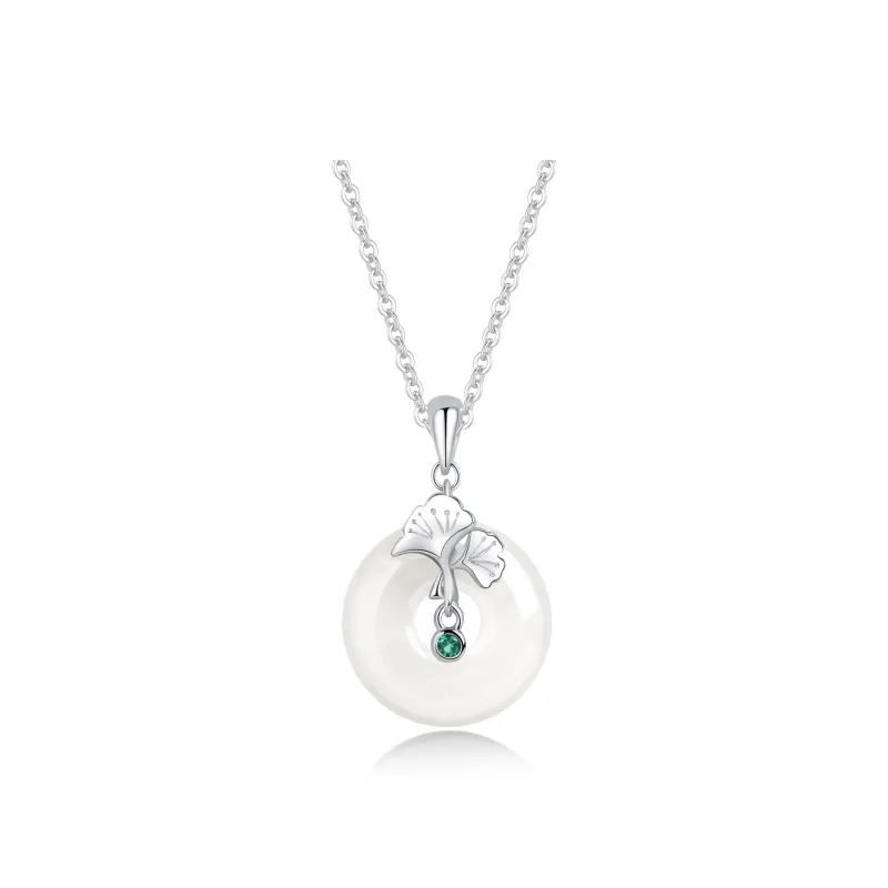Lao Feng Xiang Chalcedony Necklaces Unisex-0