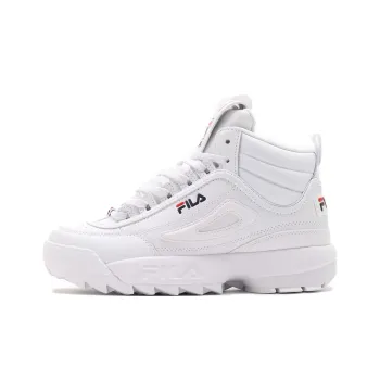 FILA Disruptor Ii Mid White Navy Red Women's