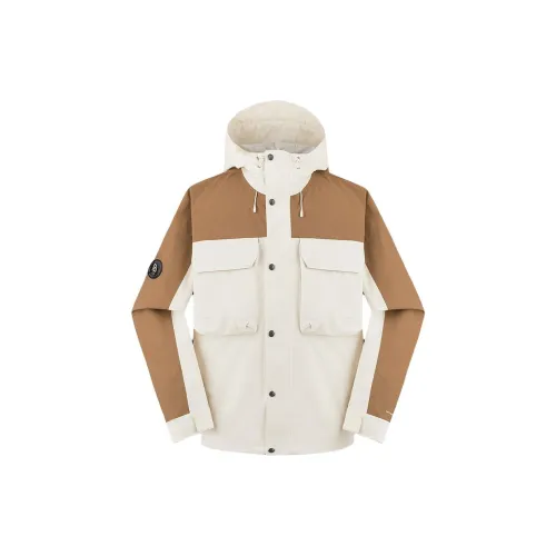 THE NORTH FACE City Outdoor Collection Windbreaker Jackets Men Dune White/Latte Brown/95R