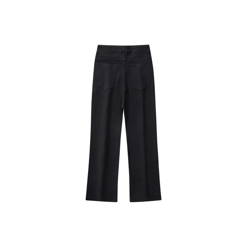 TOUHAOQINGNIAN Jeans Unisex-2