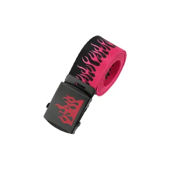 JKEM Canvas/Alloy Leather Belts Unisex 3.8