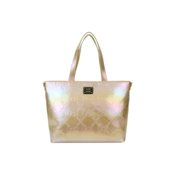 Loungefly Polyurethane One Shoulder Handbags Unisex Gold