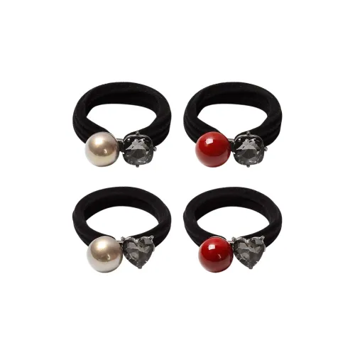 QIMEILA Rubber Band Hair Tie Women's