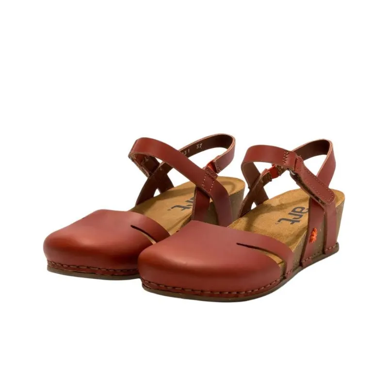 Art I LIVE Casual Single Shoes 4.5cm Women's Red-1