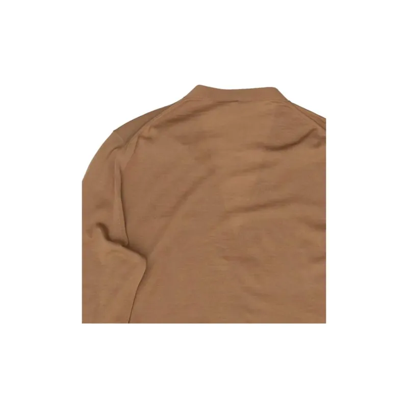 FENDI Ff Embossed V Neck Buttoned Cardigan-4
