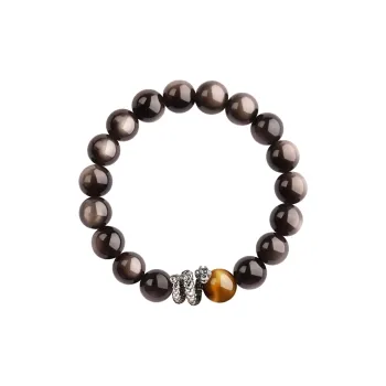 YUGONGYUAN Obsidian Bracelets Unisex