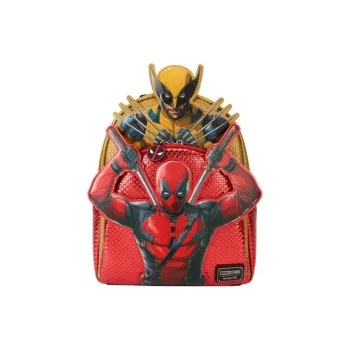 Loungefly PU Backpack Small Size Men's Marvel Deadpool And The Wolverine