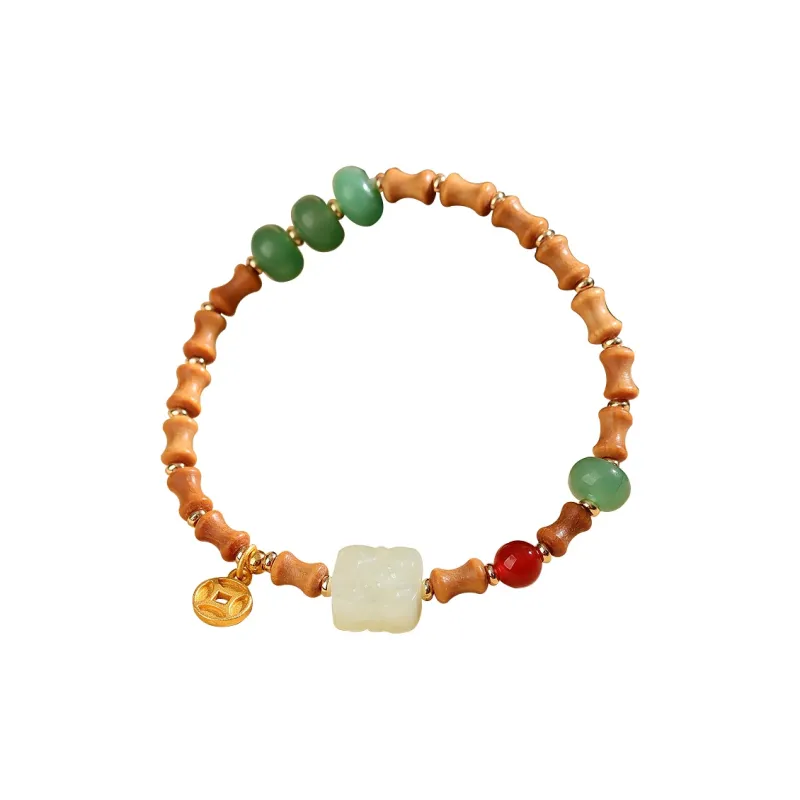 Wanshu Barbie Sandalwood Bracelets Unisex-1