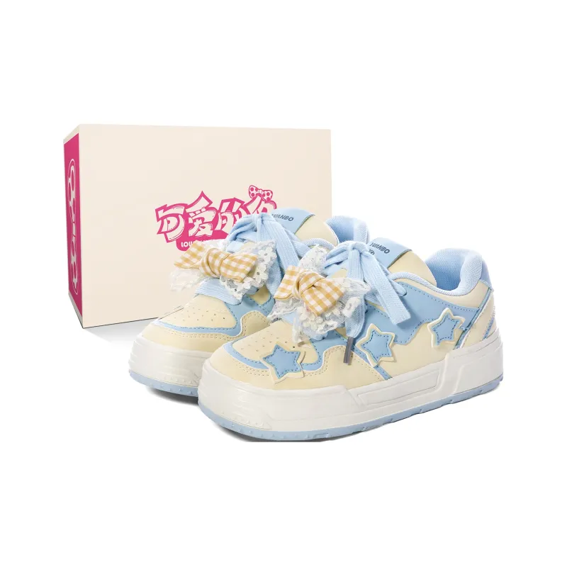 Lovely You Lightweight Anti-Slip Low-Top Skateboard Shoes Women's-6
