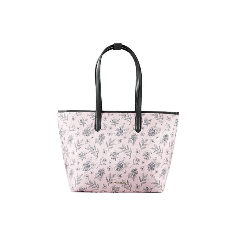 VICTORIA·HYDE PVC Tote Bag, Shoulder Bag Women's Light Apricot/Black/Light Blue/Light Pink-6