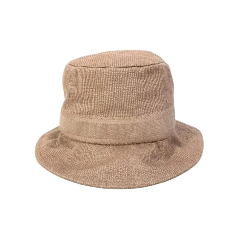 DIOR Cotton Viscose Polyester Bucket Hats Women's Brown-1