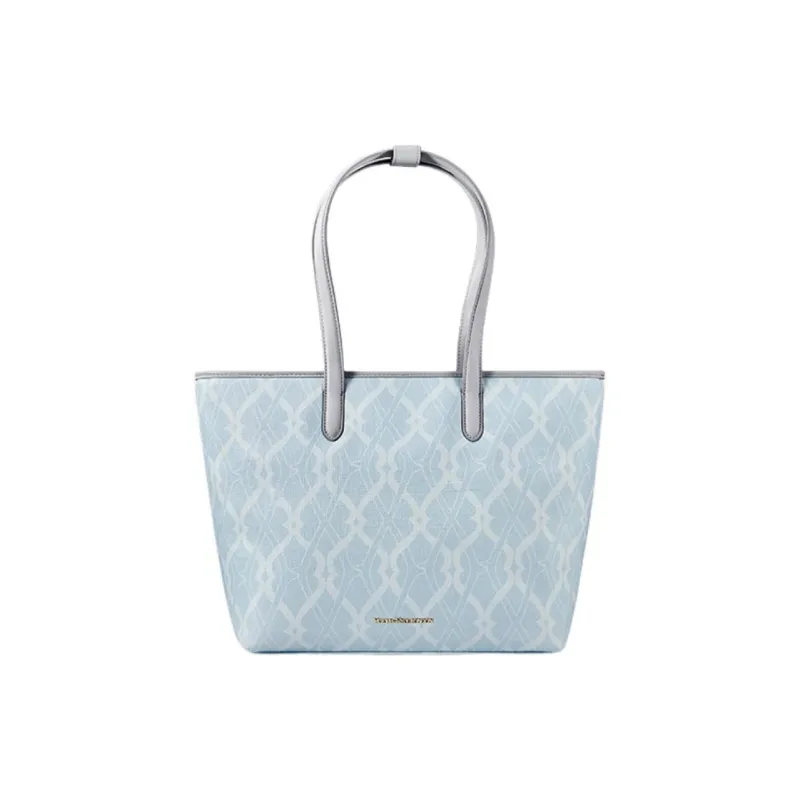 VICTORIA·HYDE PVC Tote Bag, Shoulder Bag Women's Light Apricot/Black/Light Blue/Light Pink-5