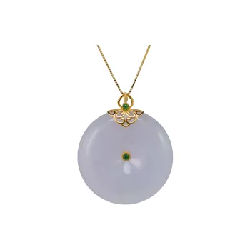 SIYIJIA Ice Glutinous Jadeite Pendants Unisex