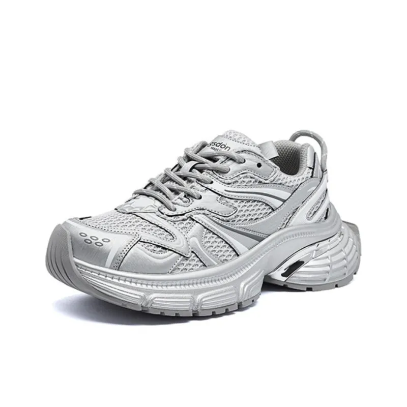AGSDON Height Increasing Low-Top Chunky Sneakers Women's-1