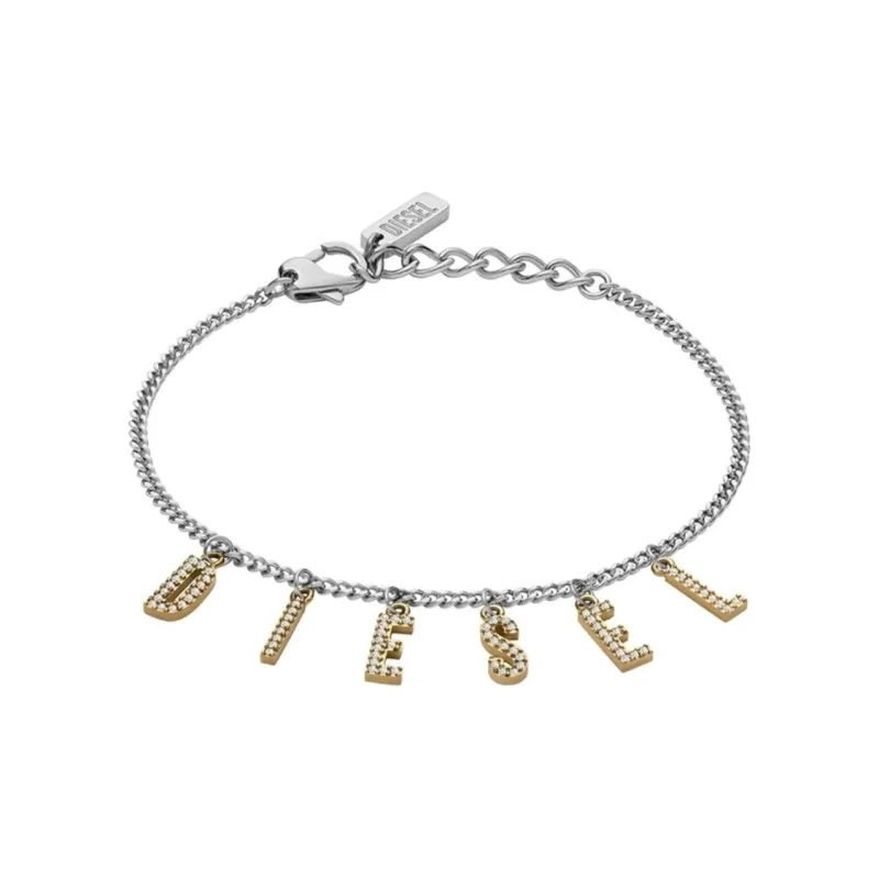 DIESEL Logo charm Bracelet-0