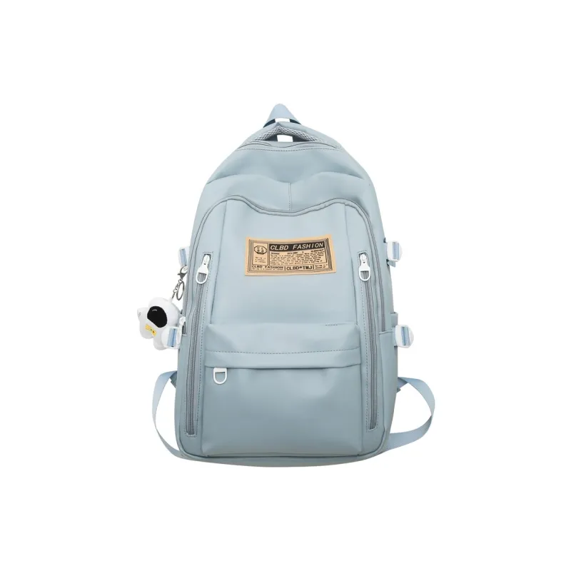NOMK PU Laptop Bag Portable Backpack Regular Unisex Black/White/Green/Blue-12