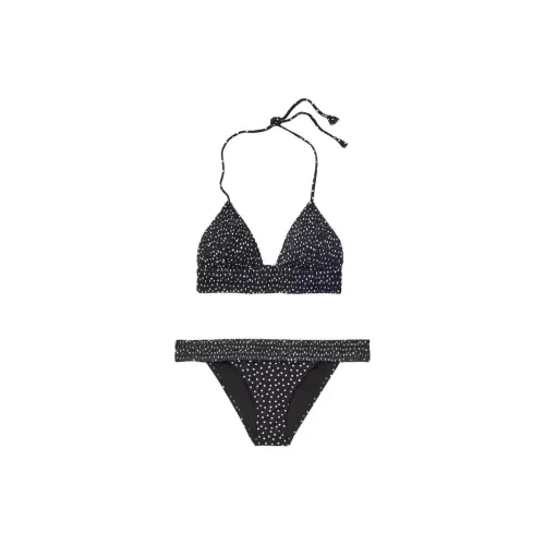 Victoria's Secret Underwear Set Women's Black All Over Print