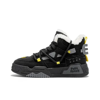PAUL FRANK Anti Slip And Wear Resistant Height Increasing High Top Skateboard Shoes Unisex