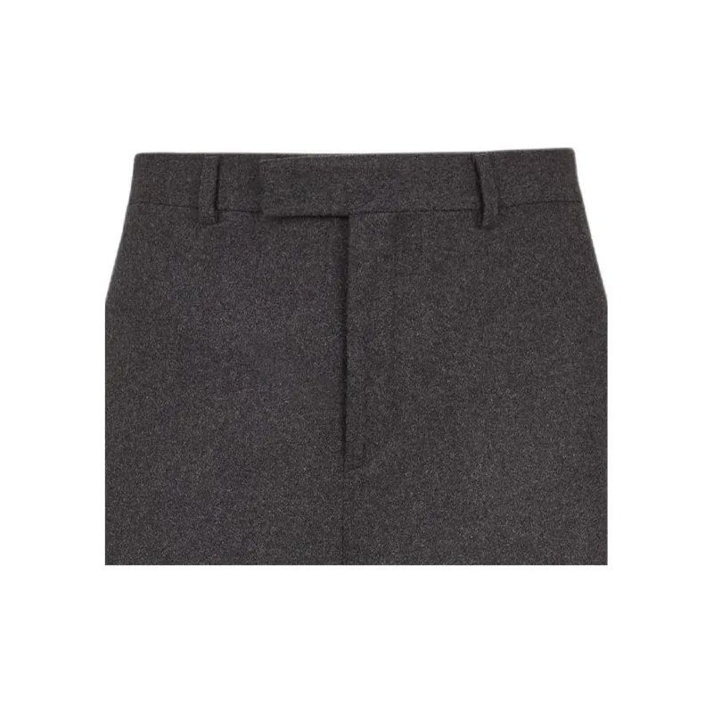 FENDI High Waisted Wide Leg Shorts-5