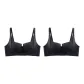 [2 Pack]Premium Black+Premium Black